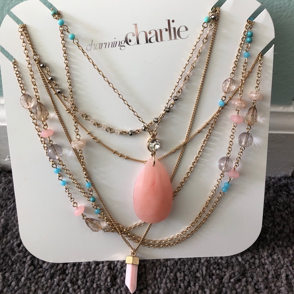 Charming Charlie layered necklace